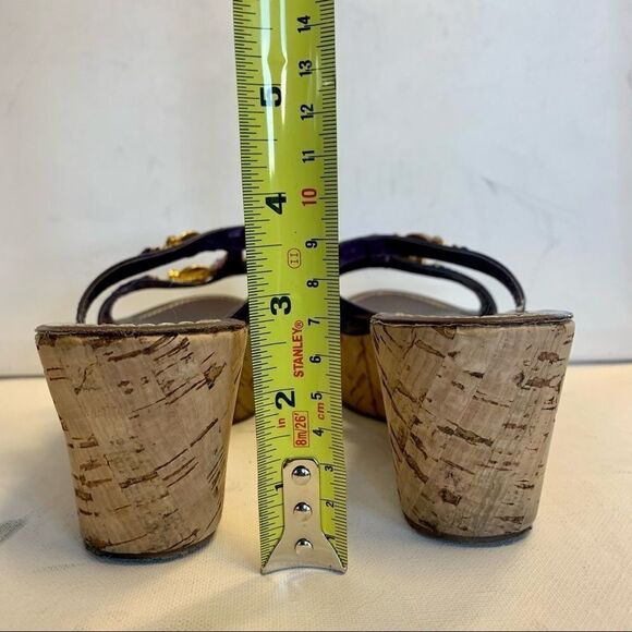 Nils & Nila purple rhinestone and jewel sandals - Picture 6 of 8